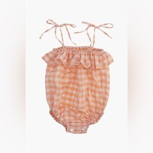 Tocoto vintage pink checkered Baby bubble